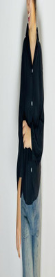 KAISANTI Women Solid Tunic Kurta(Black)