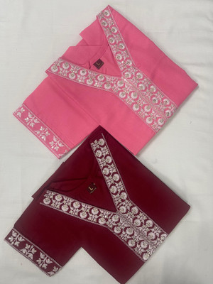 SISTO Women Embroidered A-line Kurta(Multicolor)