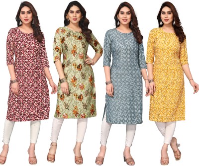 KETAKI FASHION Women Printed Straight Kurta(Multicolor)