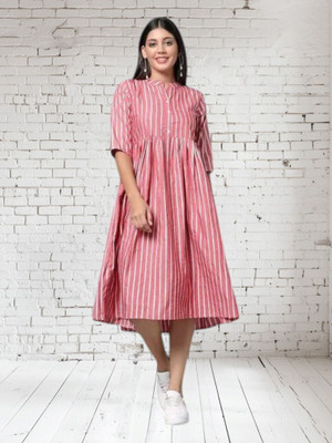 TheFashionIcon Women Solid A-line Kurta(Multicolor)
