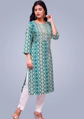 Warli Store Women Printed A-line Kurta(Multicolor)