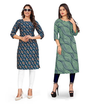 SUMITA SAREE Women Printed A-line Kurta(Multicolor)