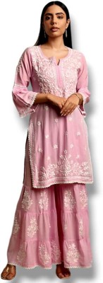 Z HOUSE Women Kurti Sharara Set