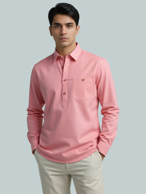 Vashuqi Men Solid A-line Kurta(Multicolor)