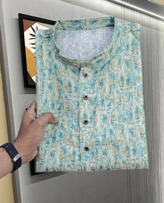 MOXTE Men Printed Straight Kurta(Multicolor)