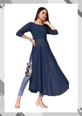 Panth Creation Women Solid A-line Kurta(Multicolor)