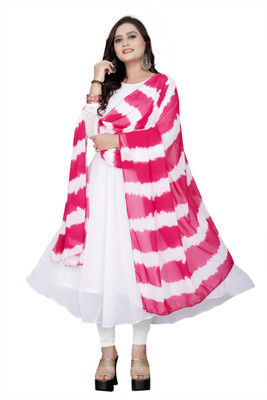 Rudra Fashion Mart Women Solid Anarkali Kurta(White)