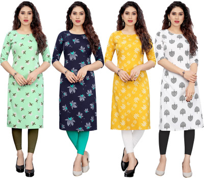 KETAKI FASHION Women Printed Straight Kurta(Multicolor)