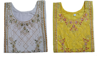 Jayshree Fab Women Embellished Straight Kurta(Multicolor)