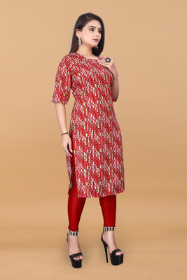 RIDDHI COLLECTION MALL Women Printed A-line Kurta(Multicolor)