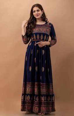 Yeswant Fab Anarkali Gown(Blue)