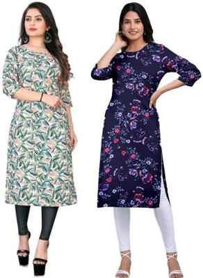 MIROSELLY CREATION Women Printed A-line Kurta(Multicolor)