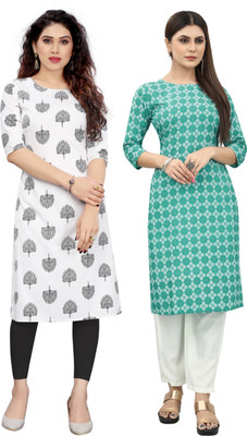 MARIDI FASHION Women Self Design Straight Kurta(Multicolor)