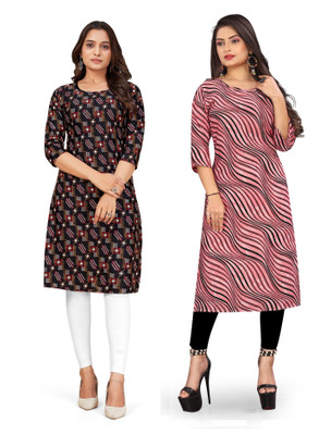 SUMITA SAREE Women Printed A-line Kurta(Multicolor)