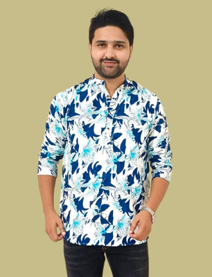 KiEZ FASHION Men Colorblock A-line Kurta(Multicolor)