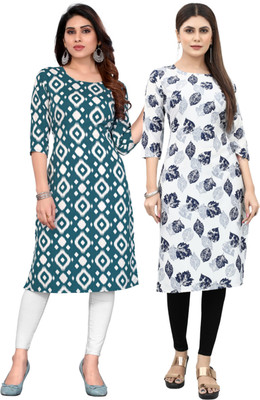 MARIDI FASHION Women Self Design Straight Kurta(Multicolor)
