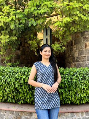 Majestykart Women Floral Print, Printed Straight Kurta(Dark Blue, White)