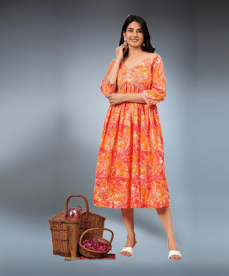 Lakshay Fashion Women Embroidered Anarkali Kurta(Blue)