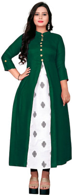 Talavadi Flared/A-line Gown(Green)