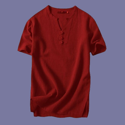 ZAKOD Men Solid Straight Kurta(Maroon)