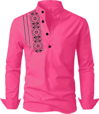 LIRMO Men Solid Straight Kurta(Multicolor)