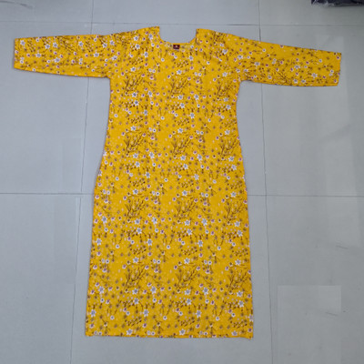 RD Collection Women Printed Straight Kurta(Multicolor)