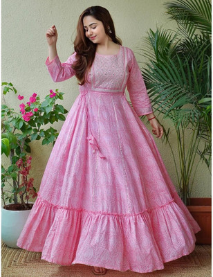 Aashiward Anarkali Gown(Pink)