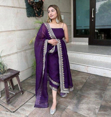 MAN PRIYA TRENDZ Women Kurta Palazzo Dupatta Set