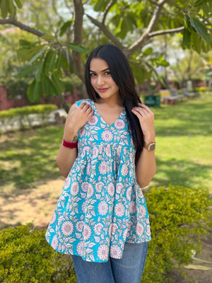 SRStudio Casual Printed Women Red Top