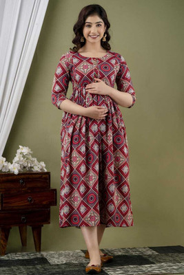 TADATRADERS Women Printed Anarkali Kurta(Multicolor)