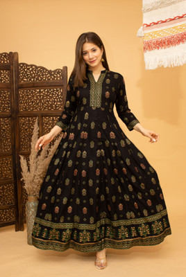Sinyaar Anarkali Gown(Black)