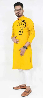 SunitaTrader Men Printed Straight Kurta(Multicolor)