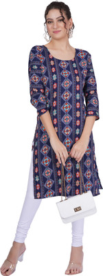 Good Straders Women Solid Straight Kurta(Multicolor)