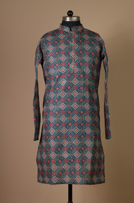 MOXTE Men Printed Straight Kurta(Multicolor)