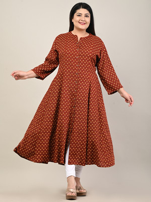 Swasti Women Printed A-line Kurta(Multicolor)