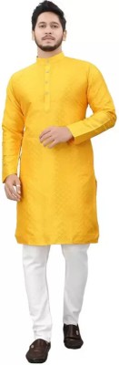 Sguhg Men Printed Straight Kurta(Multicolor)