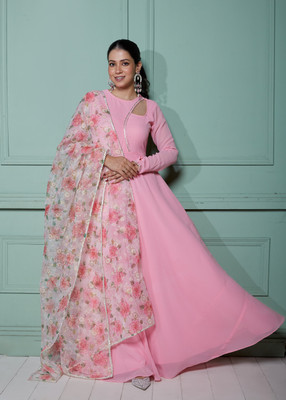 NUD Anarkali Gown(Pink)