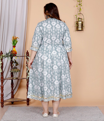 Flavia Creation Women Printed A-line Kurta(Multicolor)