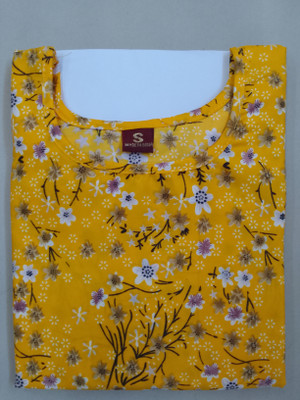 TITHIGARMENTS Women Printed Straight Kurta(Multicolor)