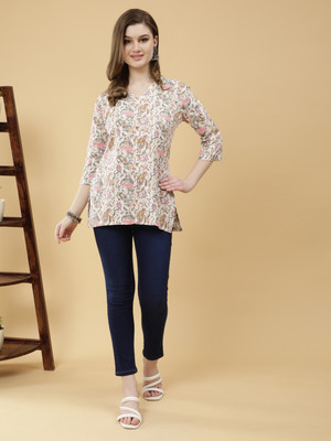 ZubyDuby Casual Printed Women Multicolor Top