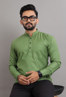 SOPANI Men Solid Straight Kurta(Multicolor)