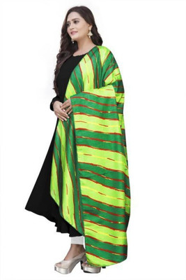 varni creations Women Abstract A-line Kurta(Green)