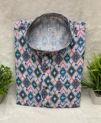 Lazzly Men Embroidered A-line Kurta(Multicolor)