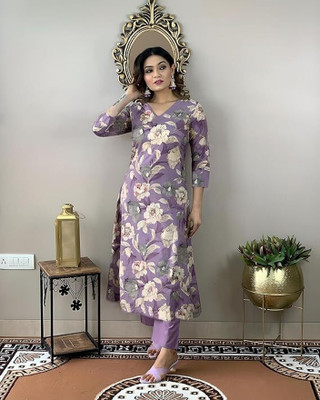 PRAVIK Women Kurti Pant Set