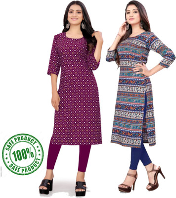 MIROSELLY CREATION Women Solid A-line Kurta(Multicolor)