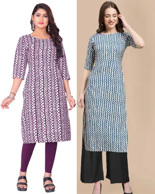 Dhruti Vaste Women Solid A-line Kurta(Multicolor)