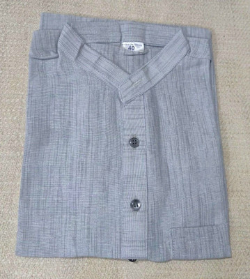 Keshar Men Solid Ethnic Dress Kurta(Light Blue)