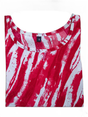 RD Collection Women Printed Straight Kurta(Red)
