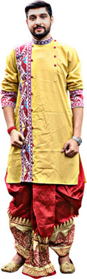 GOURI COLLECTIONS Men Kurta Dhoti Pant Set