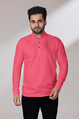 LIMRO Men Solid Straight Kurta(Multicolor)